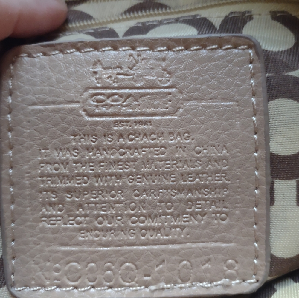 Large Patchwork Coach Bag - Picture 3 of 3